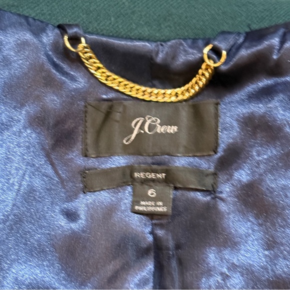J Crew Regent Topcoat in Dark Green RARE - Picture 7 of 13